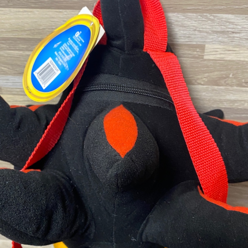 Sonic the Hedgehog Shadow Plush backpack rave gear festival bag sega genesis - Picture 6 of 8
